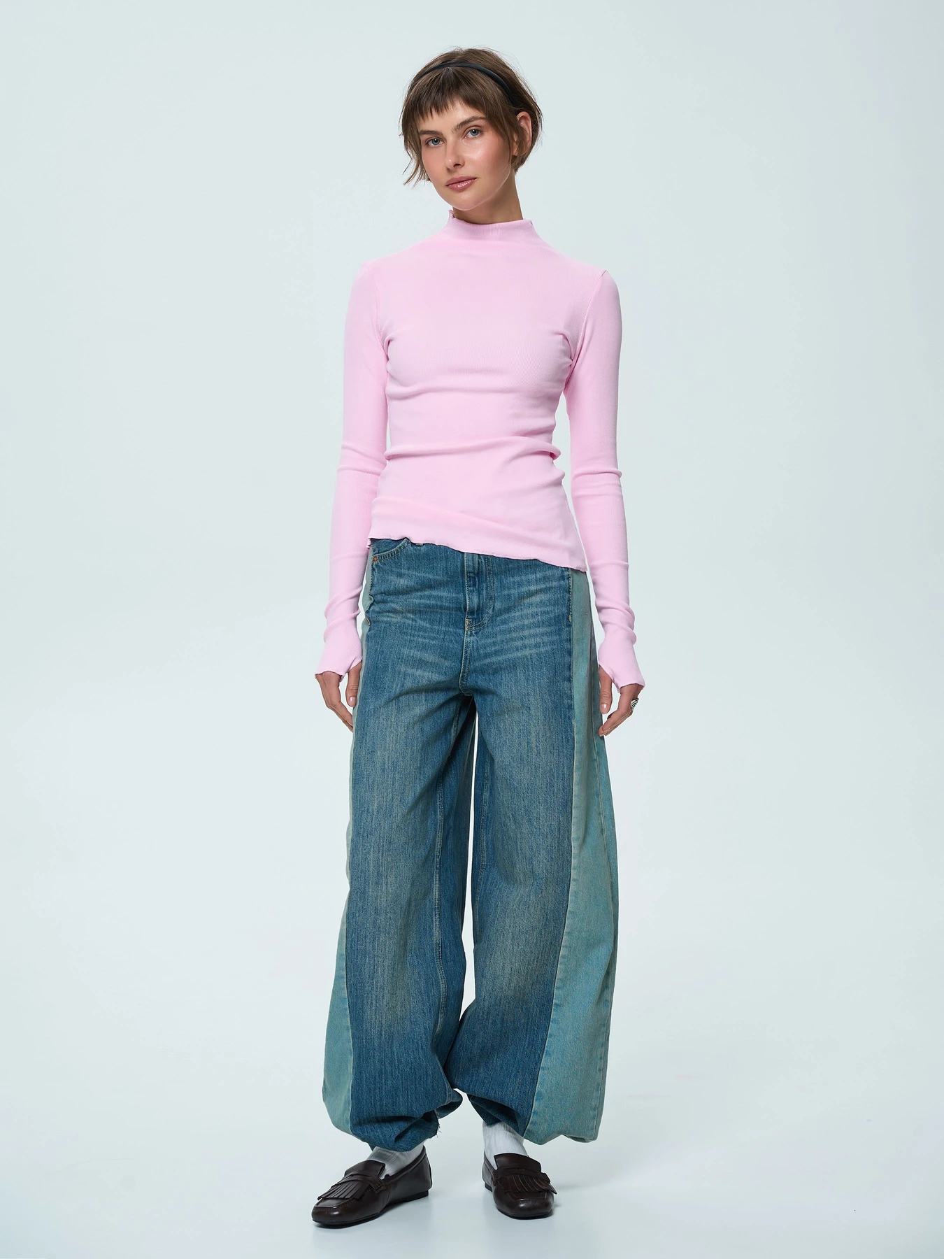 Свитеры и кардиганы Роза модель 241206_soft_pink Свитеры и кардиганы Роза модель 241206_soft_pink Фото