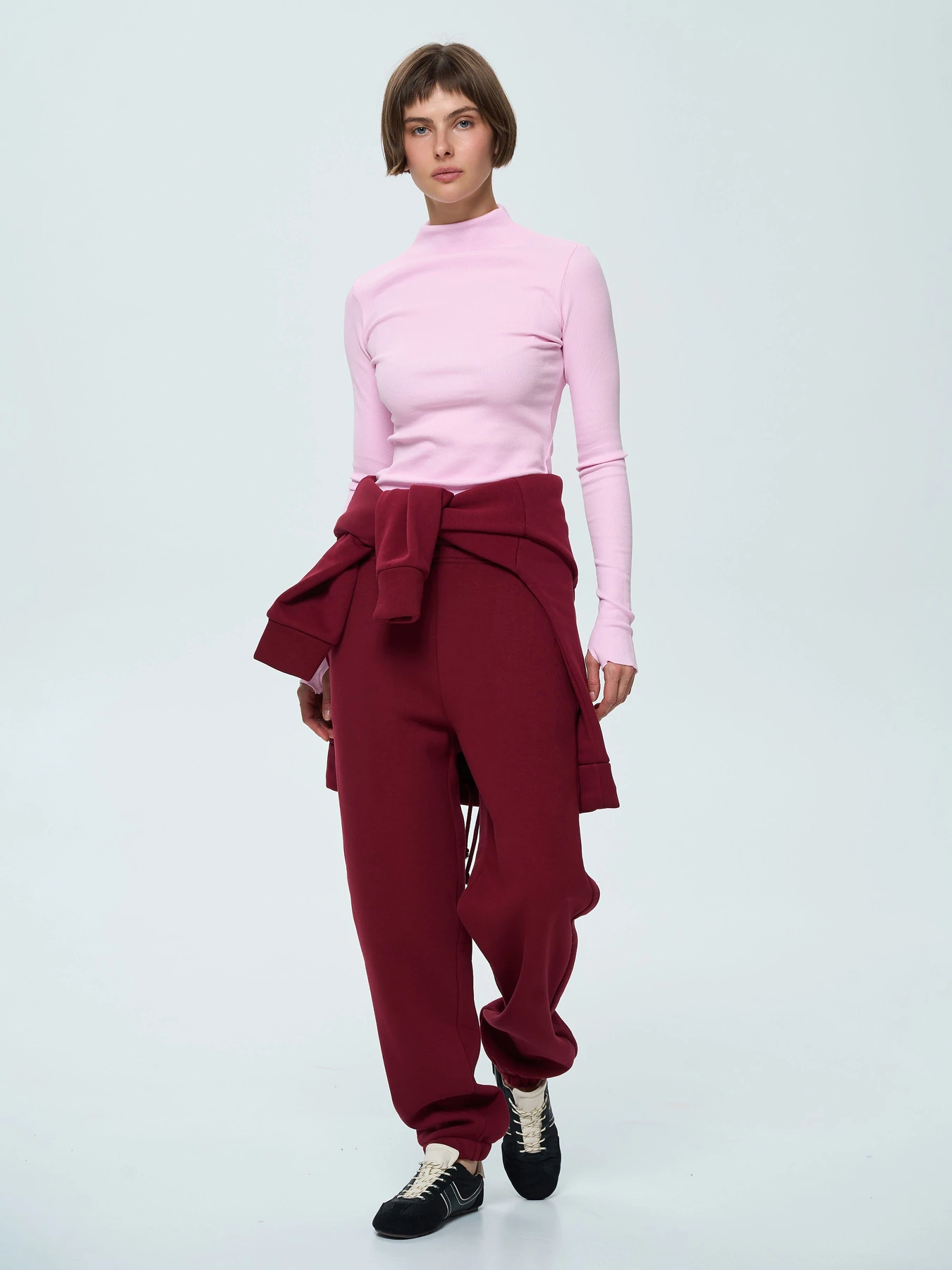 Брюки Роза модель 240429_burgundy Брюки Роза модель 240429_burgundy Фото