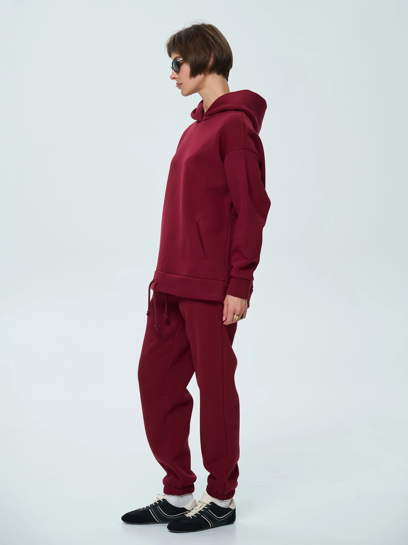 Костюмы Роза модель 260217_burgundy Костюмы Роза модель 260217_burgundy Фото