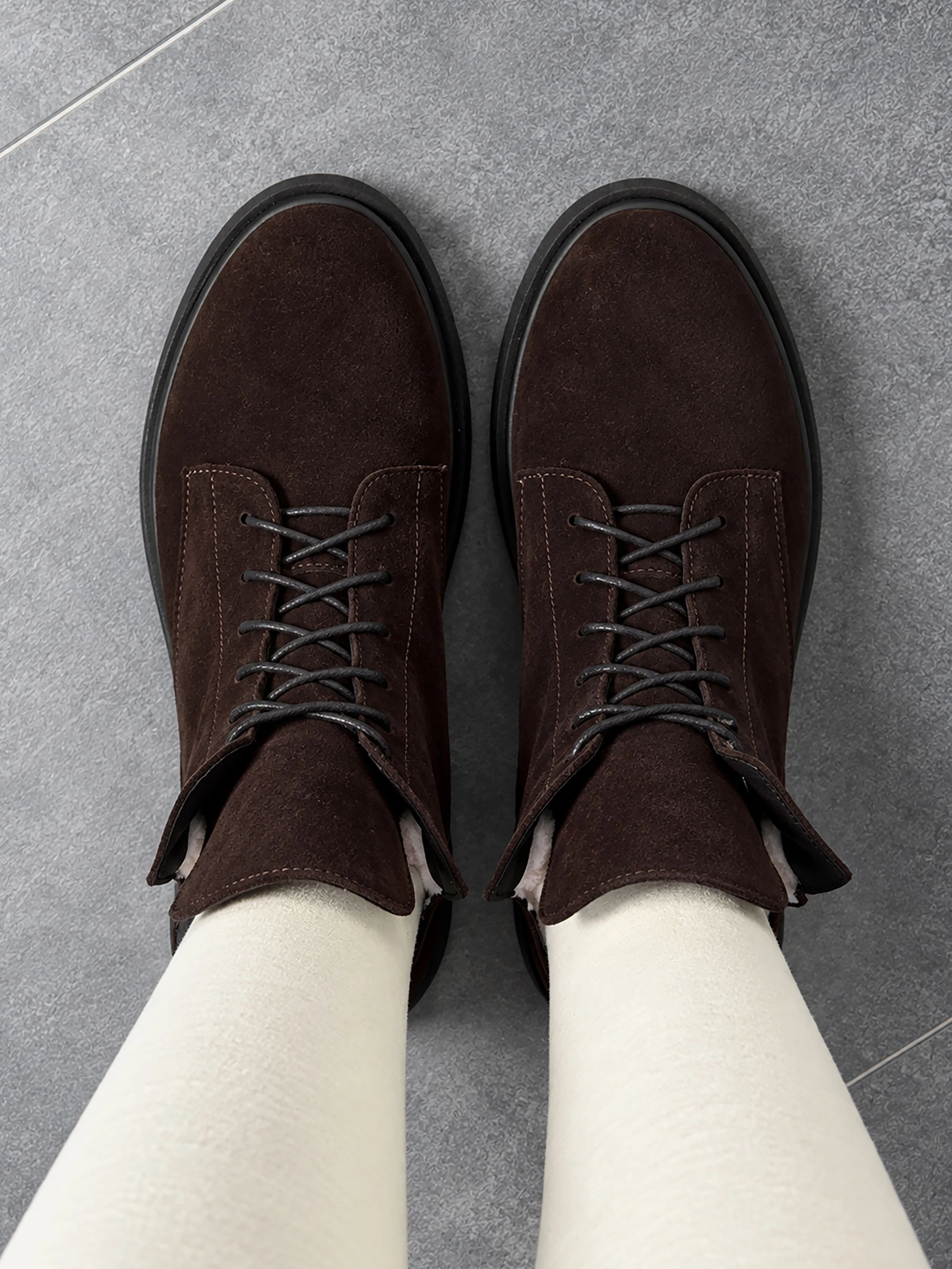 Замшеві Жіночі Черевики INNOE фото 3