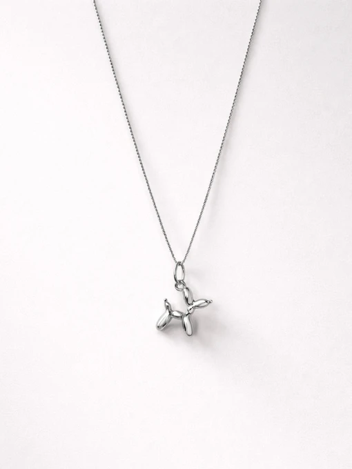 IVA jewelry Кольє колір срібний