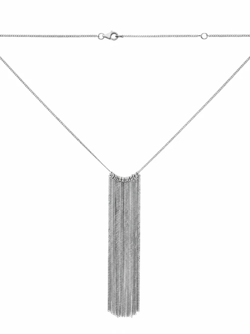 IVA jewelry Кольє колір срібний