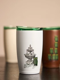 Термос MBM HOME модель KP-160 BLUE/PRINT Фото