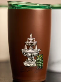 Термос MBM HOME модель KP-160 BROWN/PRINT Фото