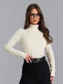 Свитеры и кардиганы ISSA Plus модель 12258_светло_бежевый Фото