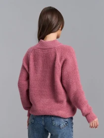 Свитеры и кардиганы ISSA Plus модель WN20-676_темно_розовый Фото