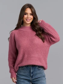 Свитеры и кардиганы ISSA Plus модель WN20-676_темно_розовый Фото