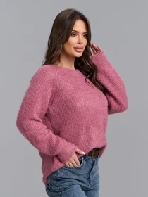 Свитеры и кардиганы ISSA Plus модель WN20-677_темно_розовый Фото
