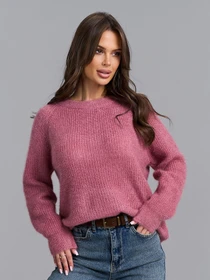 Свитеры и кардиганы ISSA Plus модель WN20-677_темно_розовый Фото