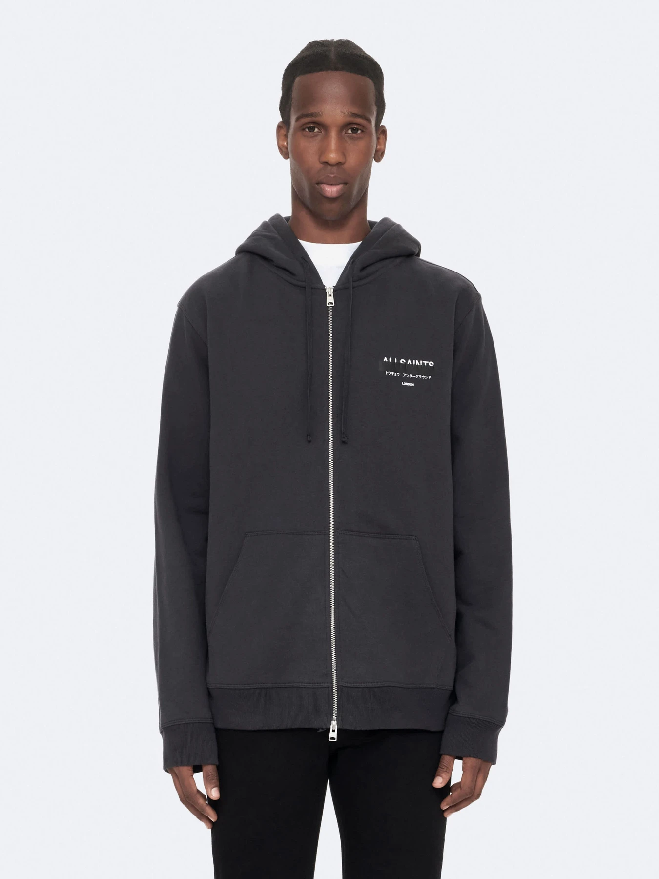 Худи и свитшоты All Saints Redact Zip модель M025ND Фото