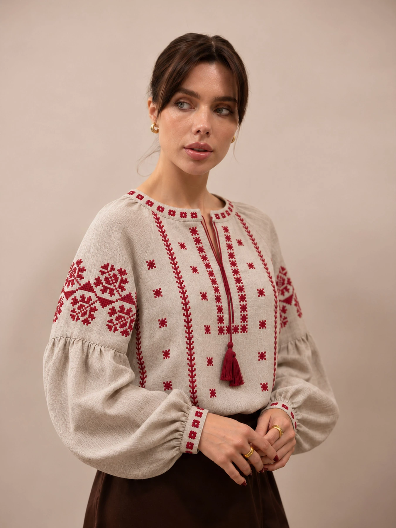 Вышиванки FloveTouch Георгина модель EM0104 Вышиванки FloveTouch Георгина модель EM0104 Фото