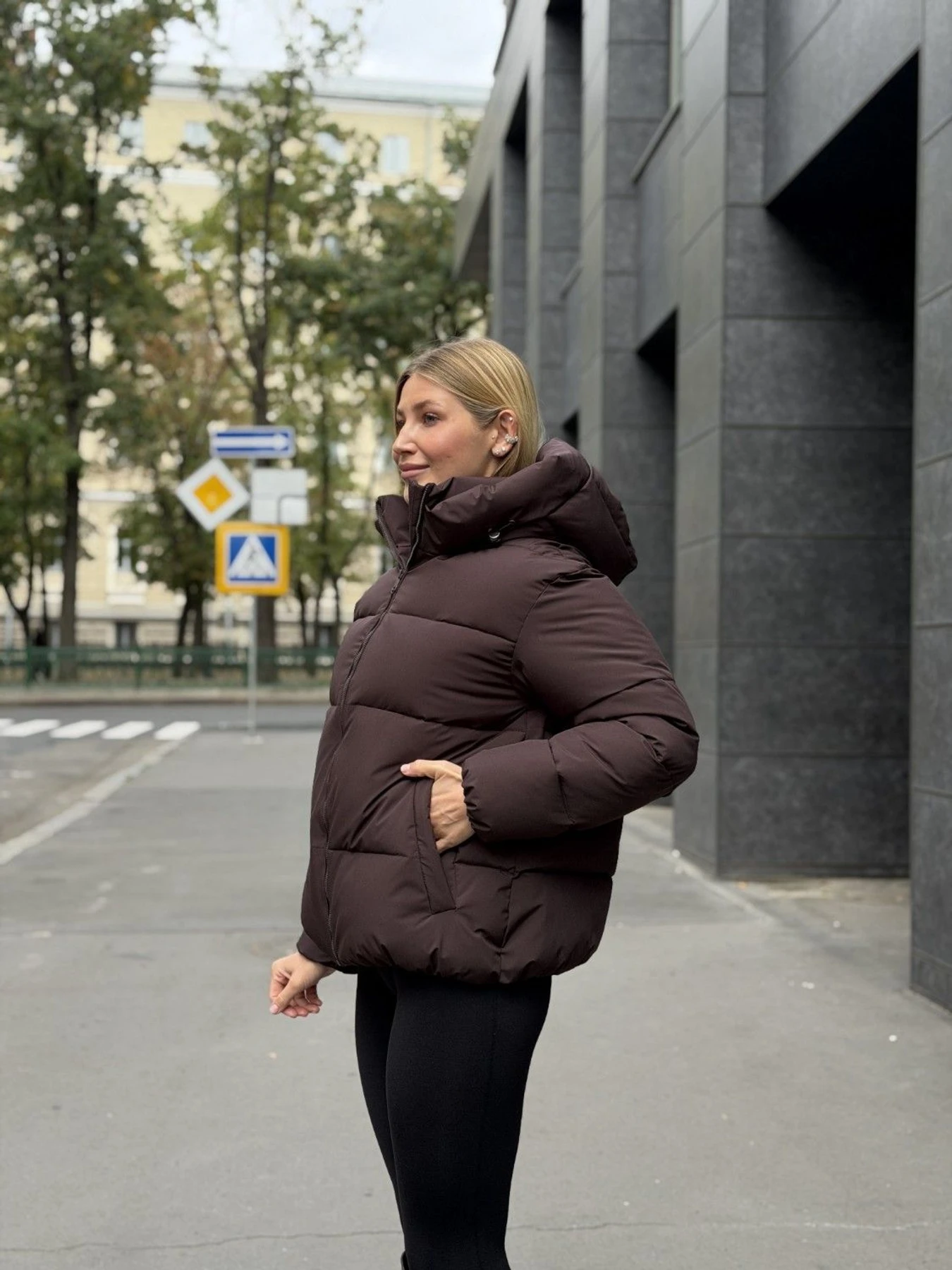 Куртки и дубленки UVENTUM модель Avrora-KL-BRN Фото