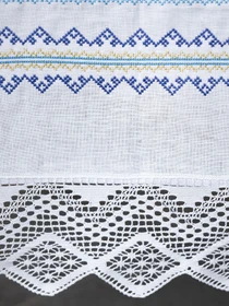 Вишитий рушник Синій Едельвіка модель 270-26/09 Фото