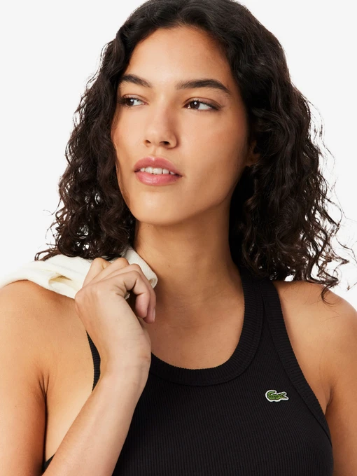 Бавовняна Жіноча Майка Lacoste фото 2