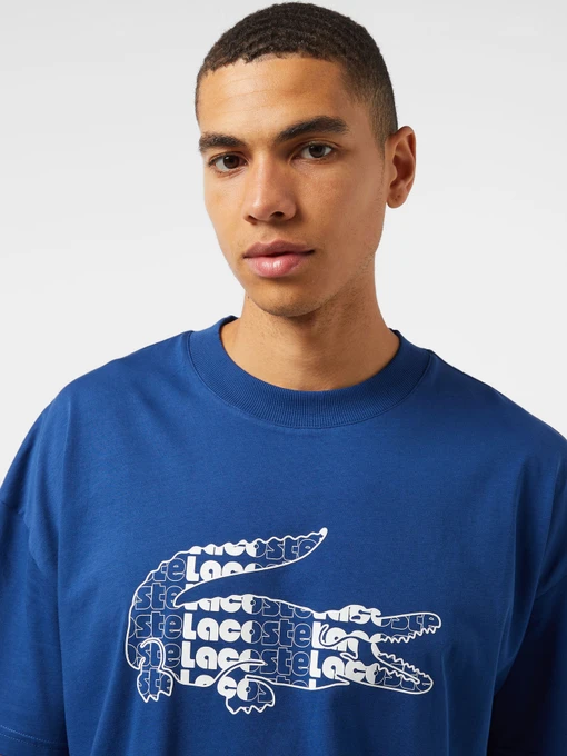 Бавовняна Чоловіча Футболка Lacoste фото 2