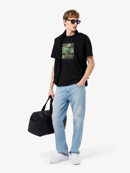 Бавовняна Чоловіча Футболка Lacoste фото 3