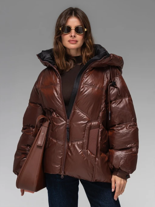Куртки та дублянки VIVA WEAR 2605 модель 2605-Brown Фото