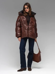 Куртки та дублянки VIVA WEAR 2605 модель 2605-Brown Фото