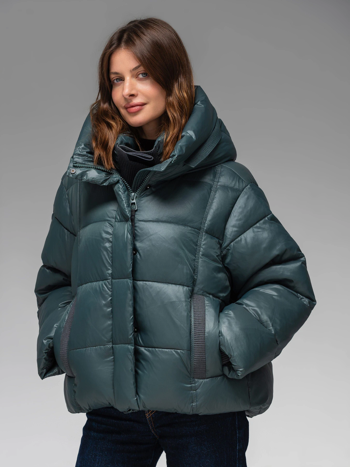 Куртки та дублянки VIVA WEAR A2673 модель A2673-green Куртки та дублянки VIVA WEAR A2673 модель A2673-green Фото