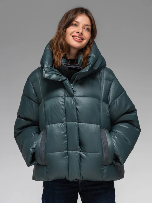 Жіноча Зимова куртка VIVA WEAR A2673 фото 2