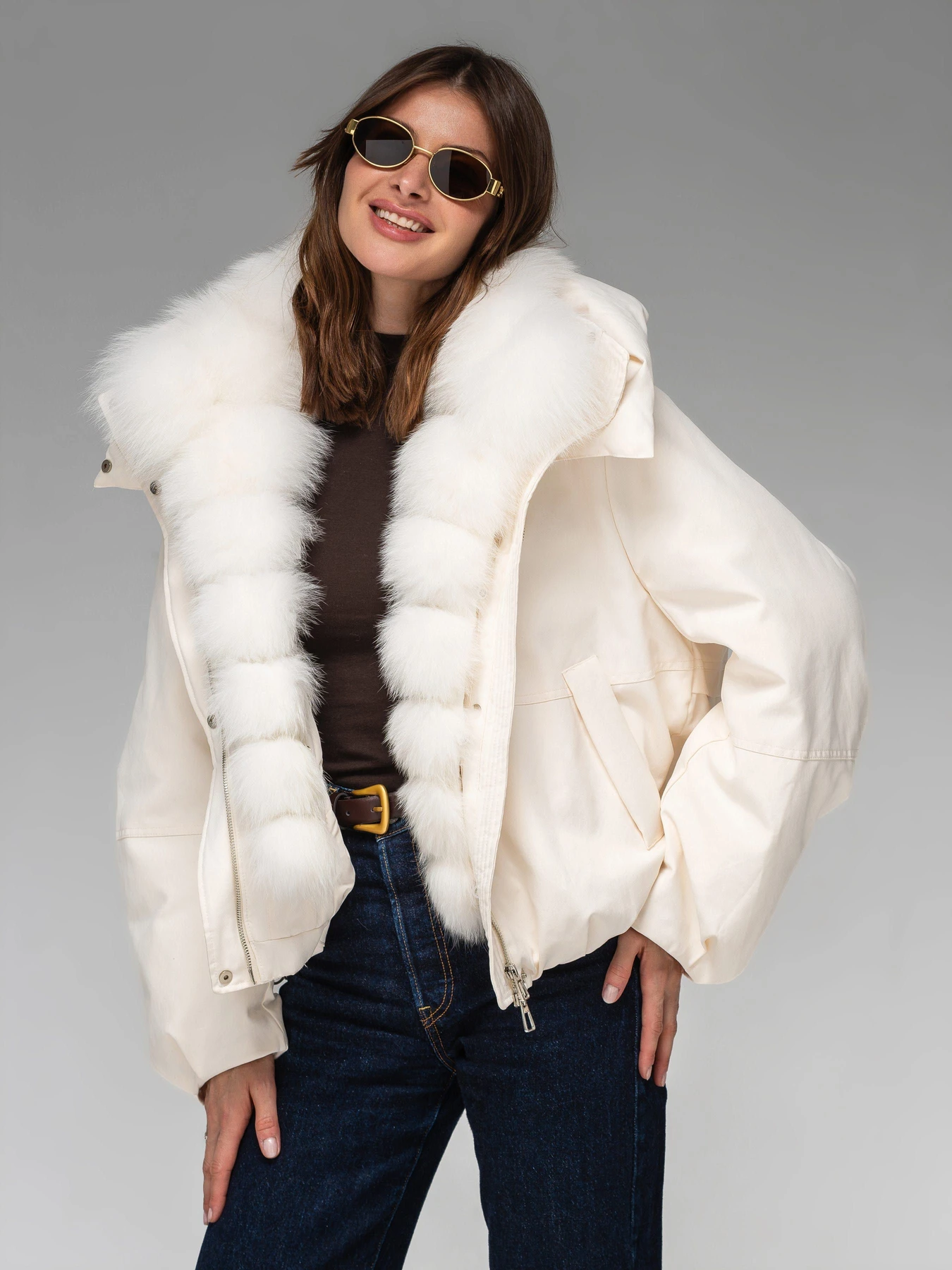 Куртки та дублянки VIVA WEAR 8829 модель 8829-milky Куртки та дублянки VIVA WEAR 8829 модель 8829-milky Фото