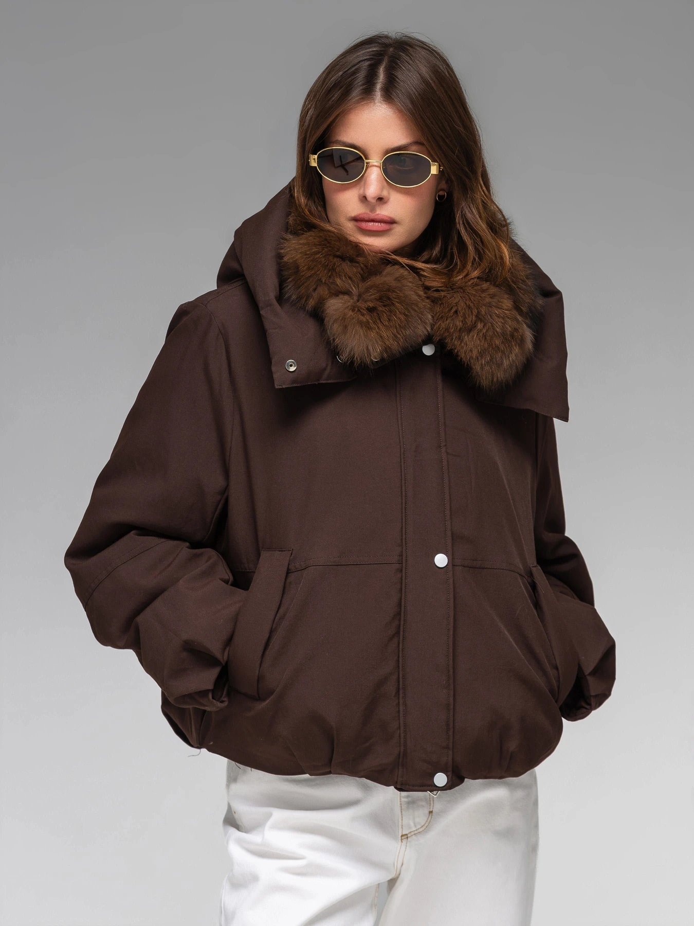 Куртки та дублянки VIVA WEAR 8829 модель 8829-brown Фото