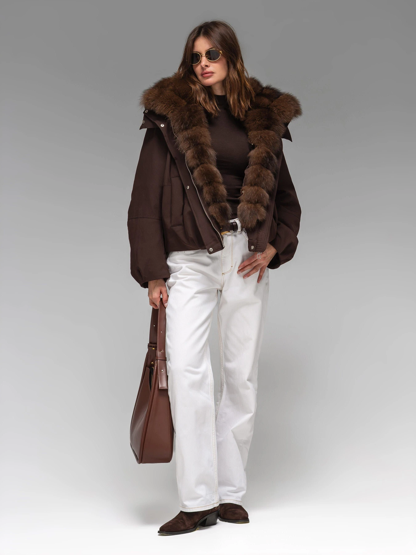 Куртки та дублянки VIVA WEAR 8829 модель 8829-brown Фото