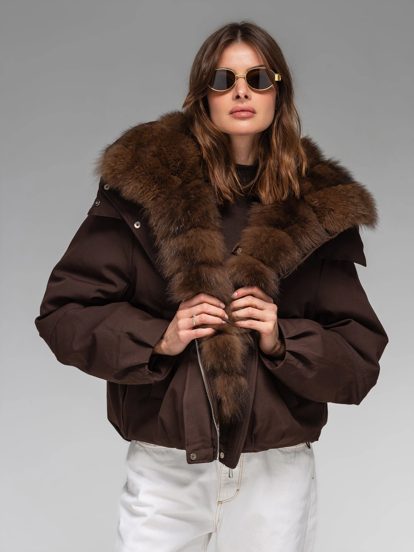 Куртки та дублянки VIVA WEAR 8829 модель 8829-brown Фото