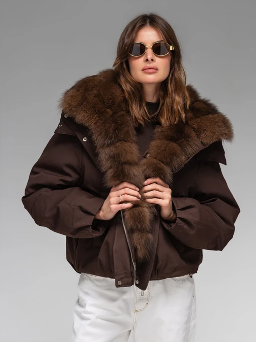 Куртки та дублянки VIVA WEAR 8829 модель 8829-brown Фото