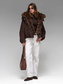 Куртки та дублянки VIVA WEAR 8829 модель 8829-brown Фото