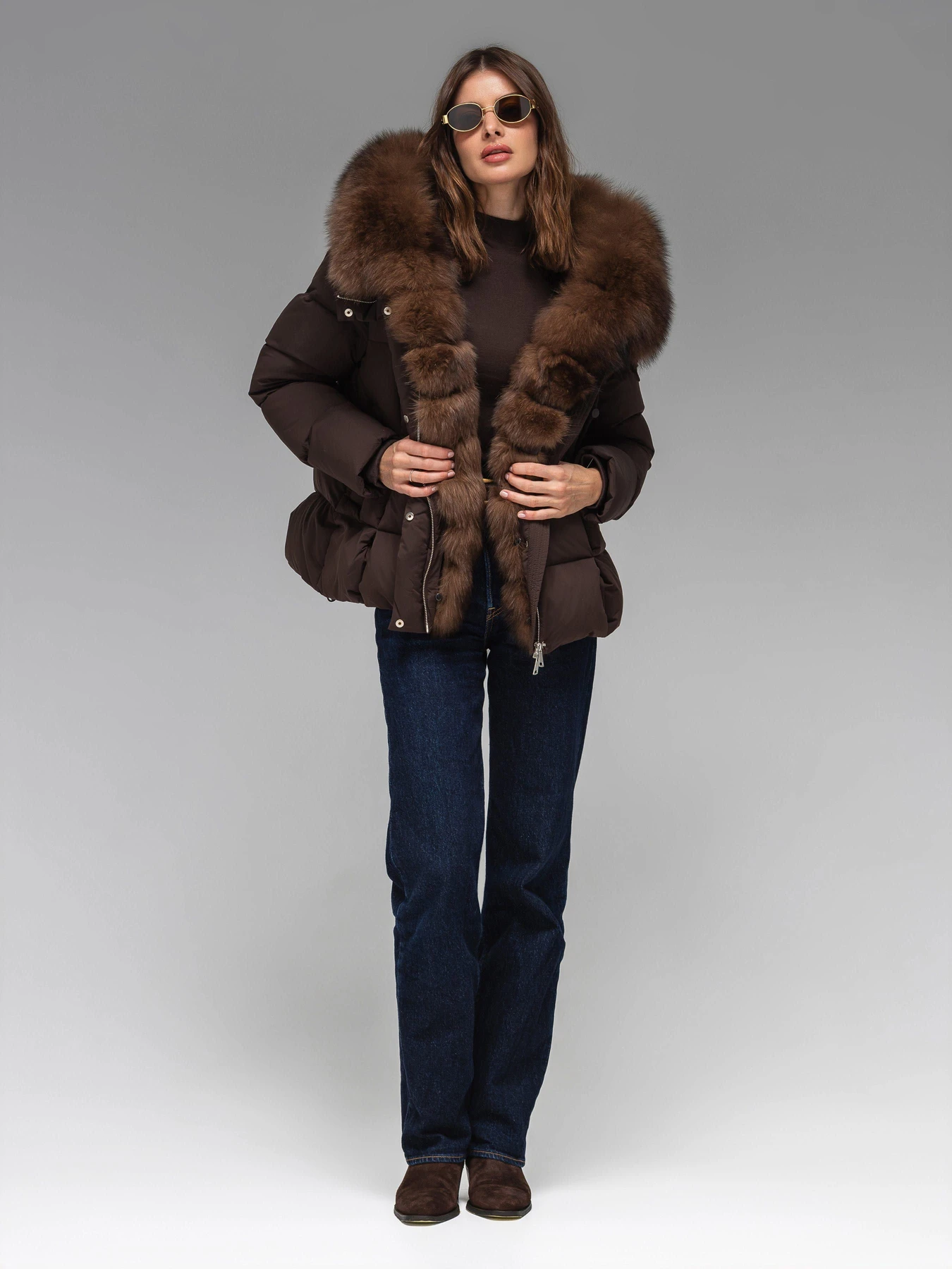 Куртки та дублянки VIVA WEAR 8826 модель 8826-brown Куртки та дублянки VIVA WEAR 8826 модель 8826-brown Фото