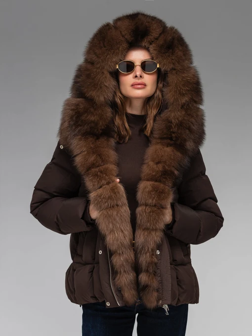 Жіноча Зимова куртка VIVA WEAR 8826 фото 2