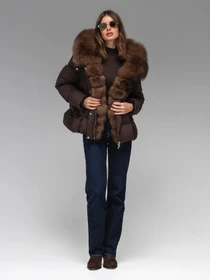 Куртки та дублянки VIVA WEAR 8826 модель 8826-brown Фото