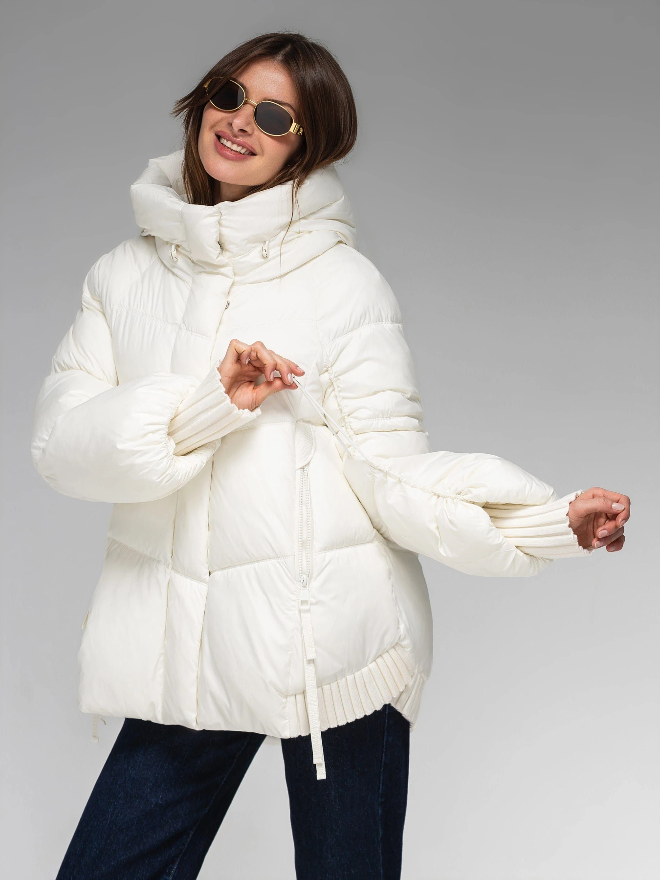 Куртки та дублянки VIVA WEAR 3575 модель 3575-milky Фото