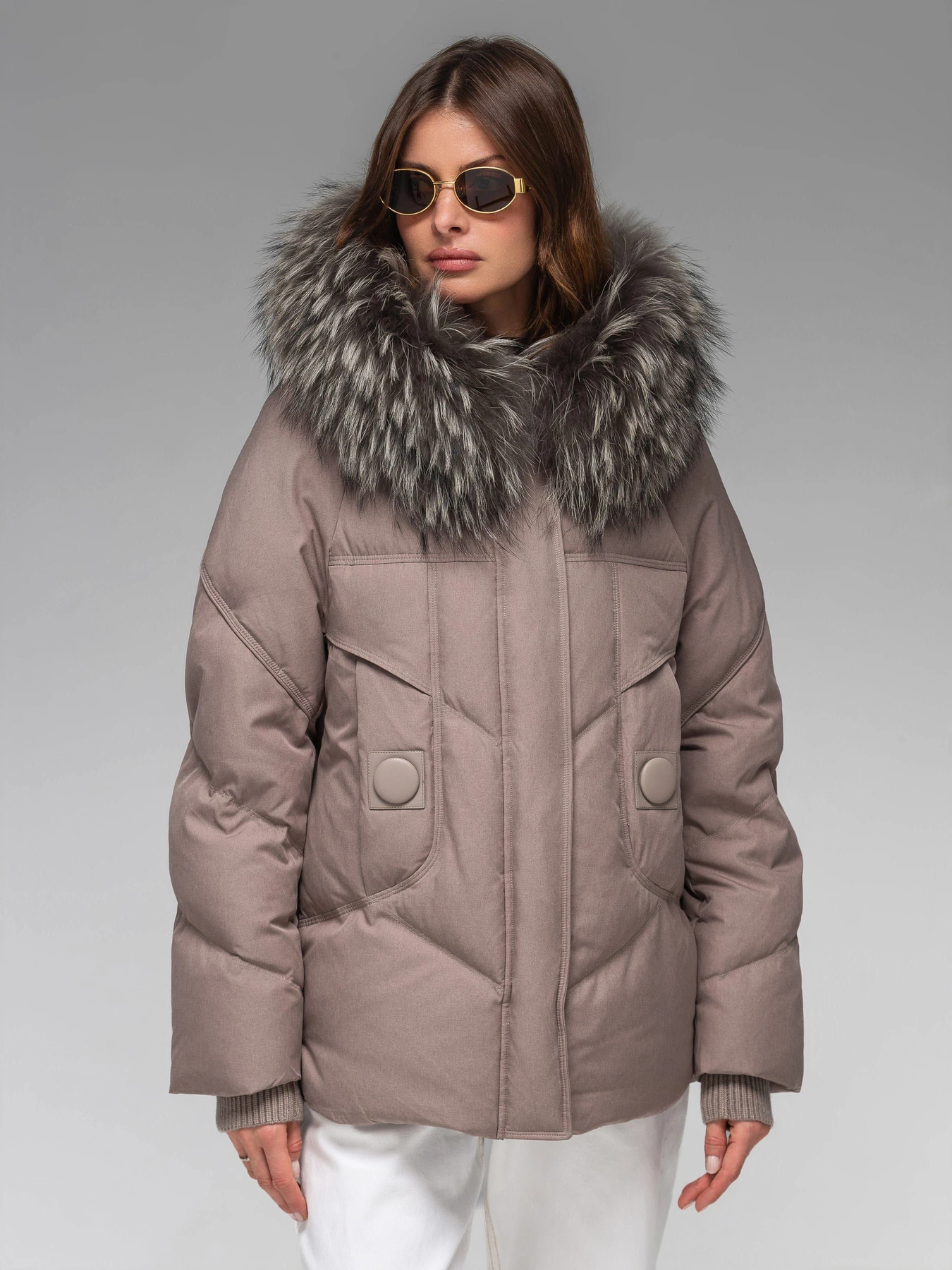 Куртки та дублянки Vo-Tarun 221 модель 221-beige Куртки та дублянки Vo-Tarun 221 модель 221-beige Фото