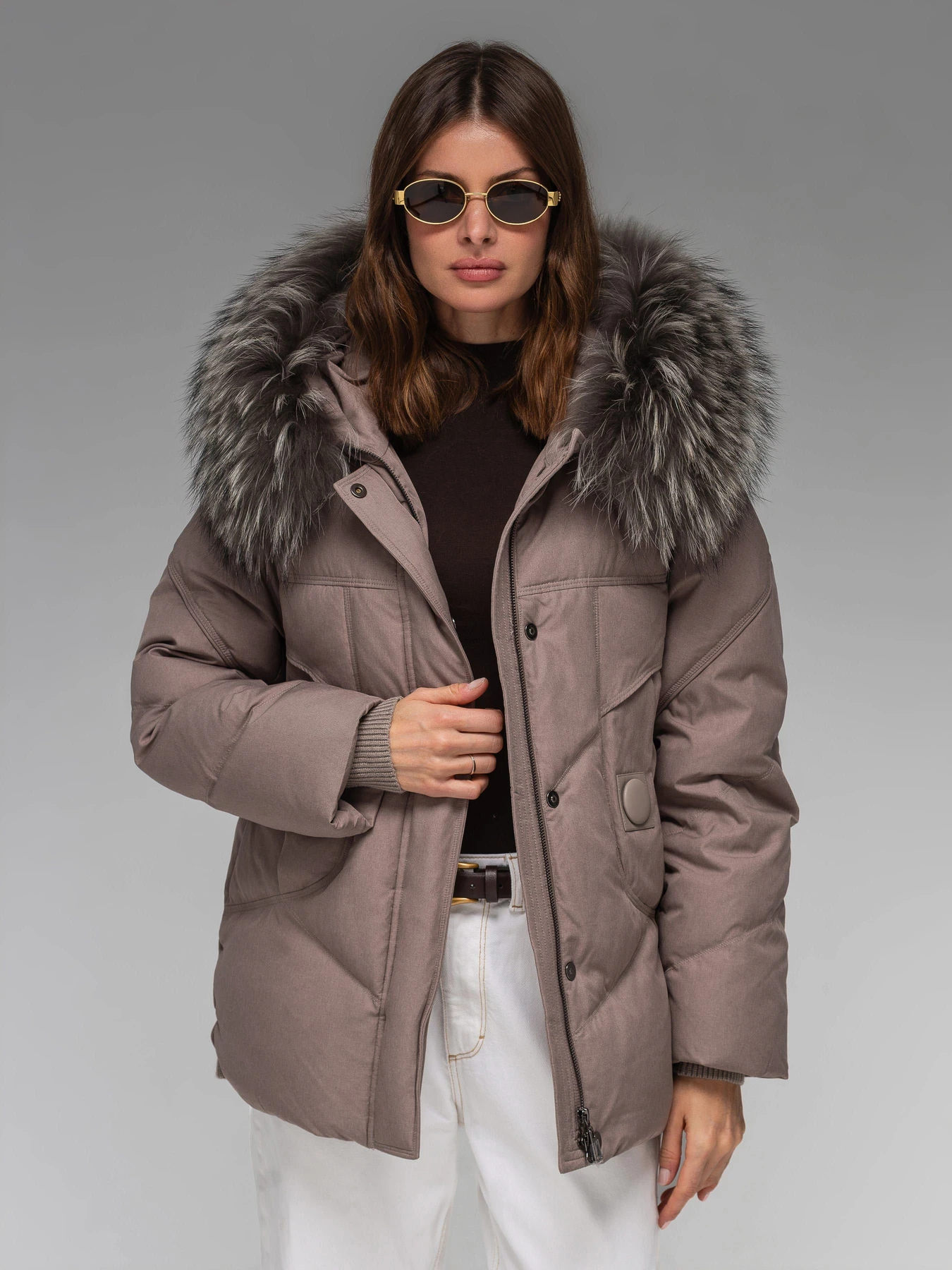 Куртки та дублянки Vo-Tarun 221 модель 221-beige Куртки та дублянки Vo-Tarun 221 модель 221-beige Фото