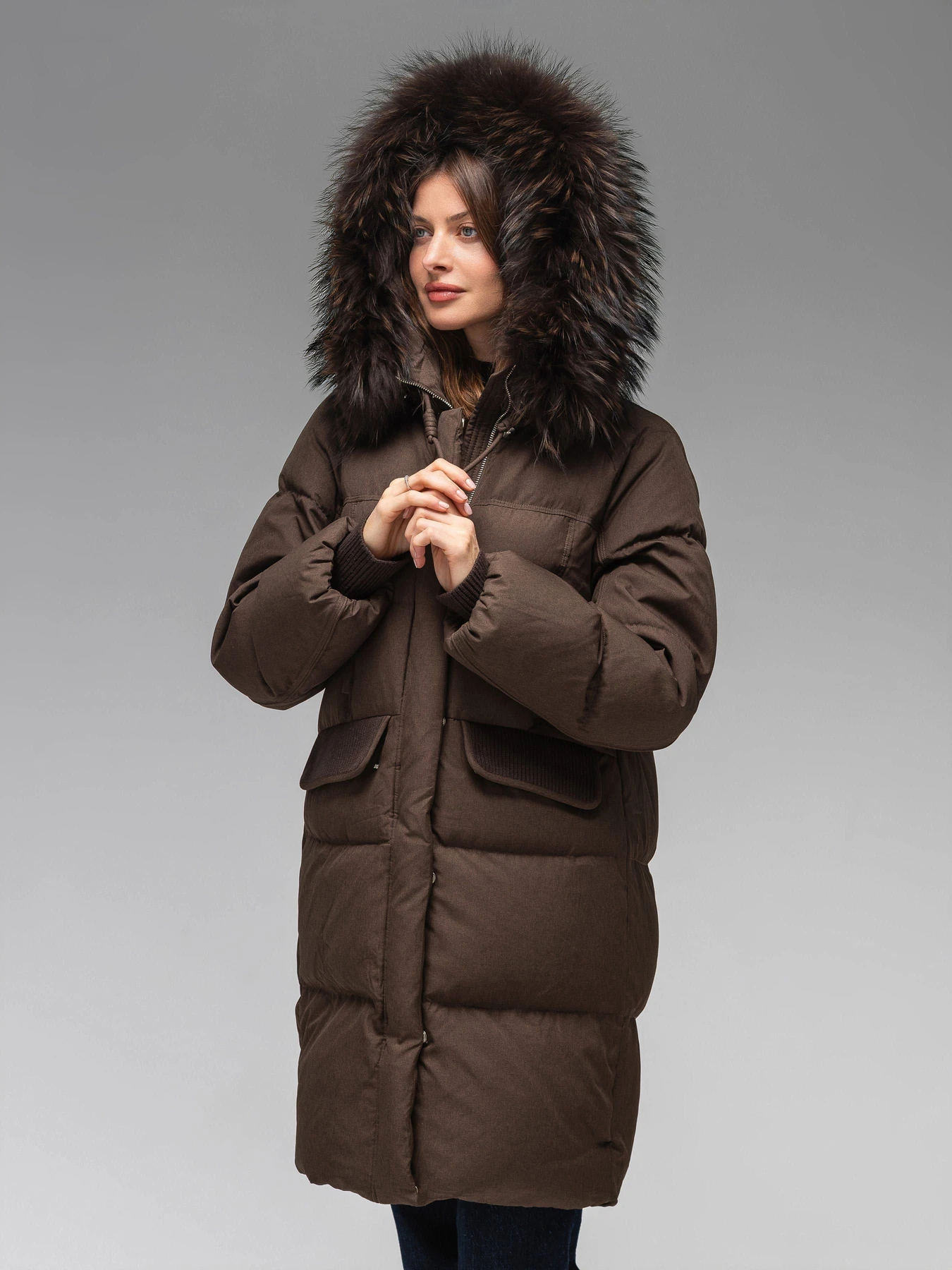 Куртки и дубленки Vo-Tarun 075 модель 075 -brown Куртки и дубленки Vo-Tarun 075 модель 075 -brown Фото