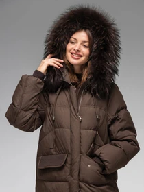 Куртки и дубленки Vo-Tarun 075 модель 075 -brown Фото
