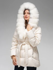 Куртки та дублянки VIVA WEAR 8160 модель 8160-milky Фото