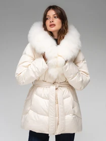 Куртки та дублянки VIVA WEAR 8160 модель 8160-milky Фото