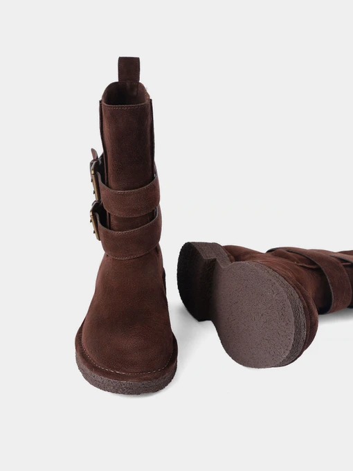 Велюрові Жіночі Черевики MIRATON фото 2
