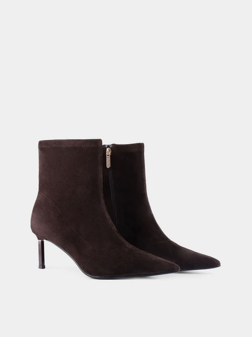 Велюрові Жіночі Ботильйони Mia May фото 3