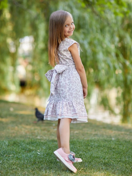 Бавовняна Дитяча Сукня міді Miracle Kids фото 2