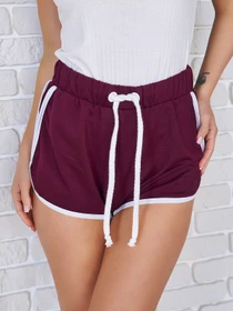 Шорти ISSA Plus модель 11700_burgundy Фото