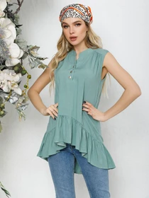 Сорочки ISSA Plus модель SA-203_mint Фото