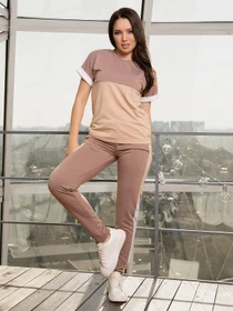 Костюми ISSA Plus модель 12021_beige Фото