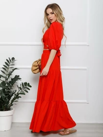 Костюмы ISSA Plus модель 12614_red Фото