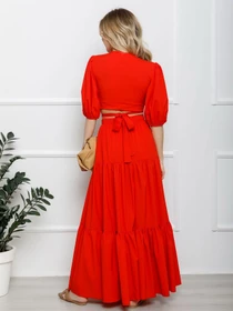Костюмы ISSA Plus модель 12614_red Фото