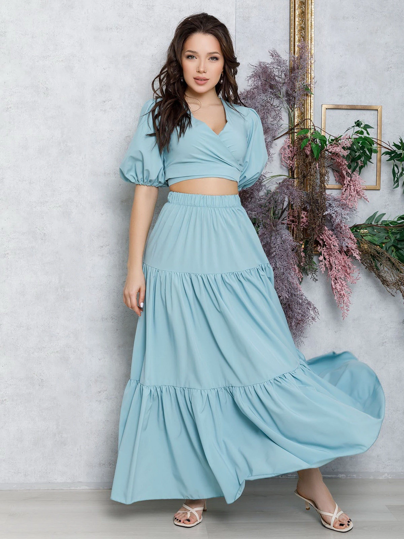 Костюмы ISSA Plus модель 12614_mint Фото