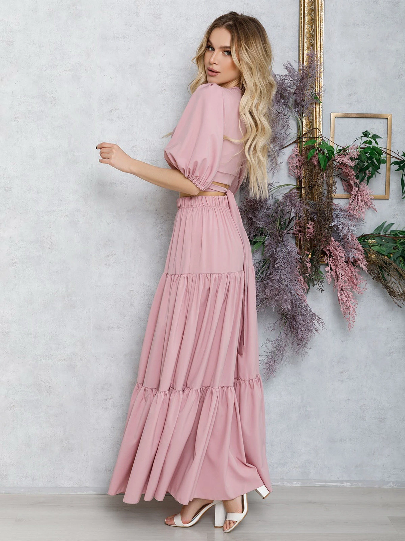 Костюмы ISSA Plus модель 12614_pink Костюмы ISSA Plus модель 12614_pink Фото